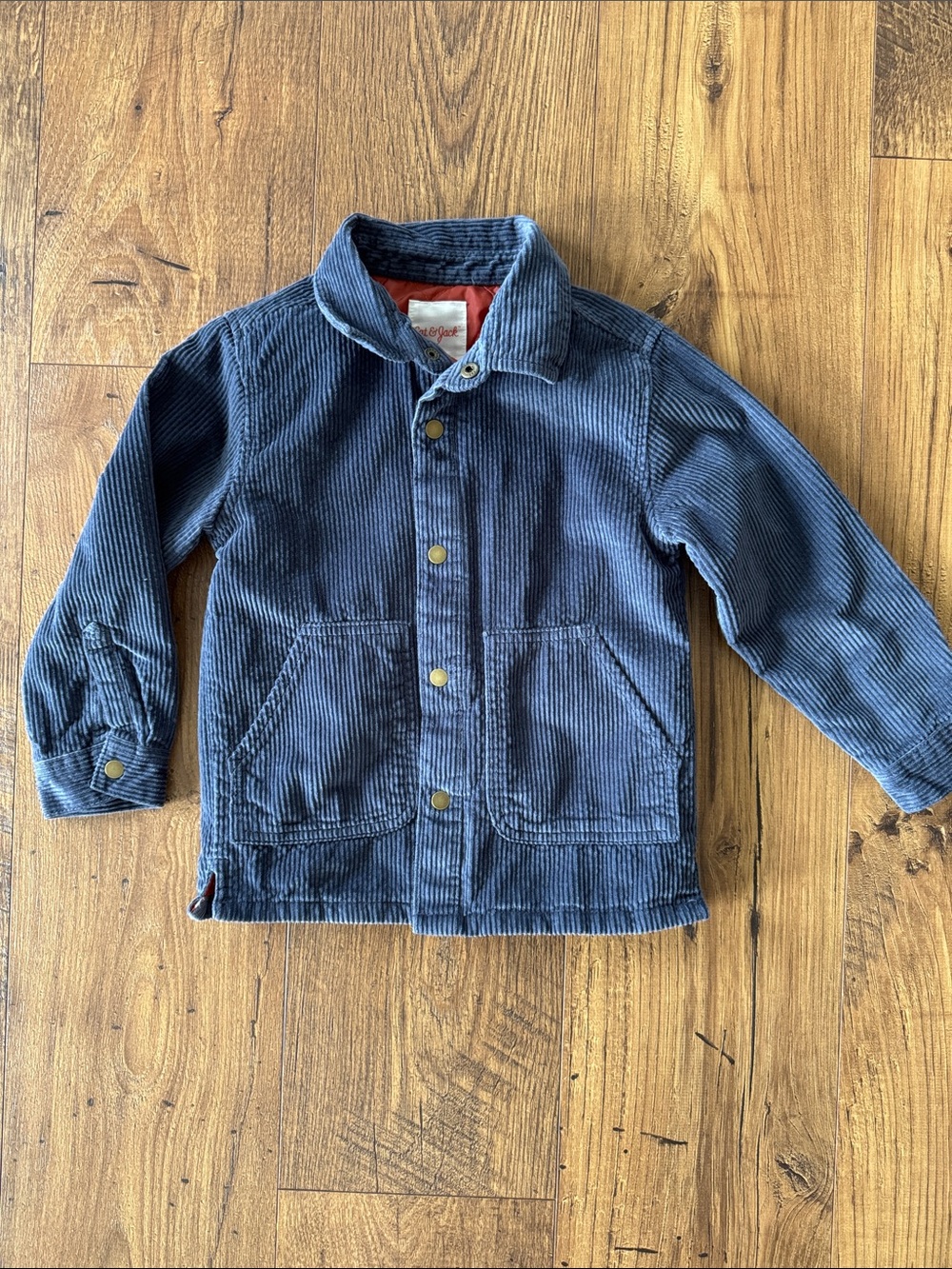 NWOT Cat & Jack toddler boys fall jacket, corduroy w quilted interior, size 4T
